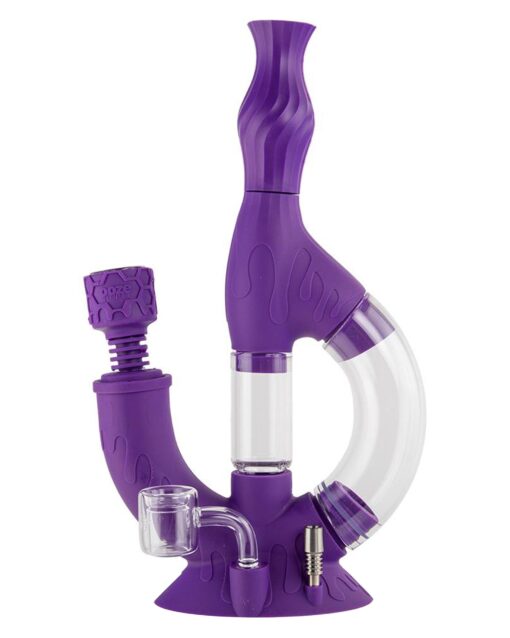 Shop Ooze Echo 4-in-1 Silicone Bong in australian