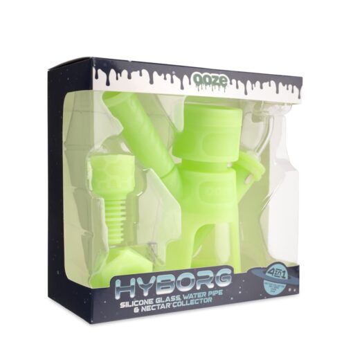 Shop Hyborg Silicone Glass 4-in-1 Hybrid Water Pipe and Nectar Collector in australian