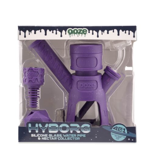 Shop Hyborg Silicone Glass 4-in-1 Hybrid Water Pipe and Nectar Collector in australian