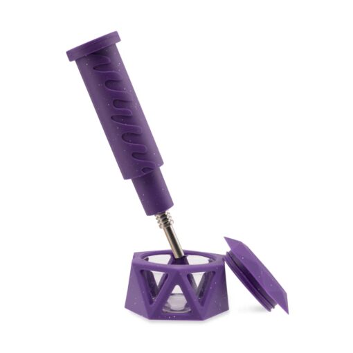 Shop Hyborg Silicone Glass 4-in-1 Hybrid Water Pipe and Nectar Collector in australian