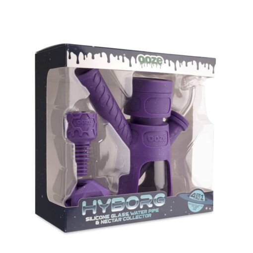 Shop Hyborg Silicone Glass 4-in-1 Hybrid Water Pipe and Nectar Collector in australian