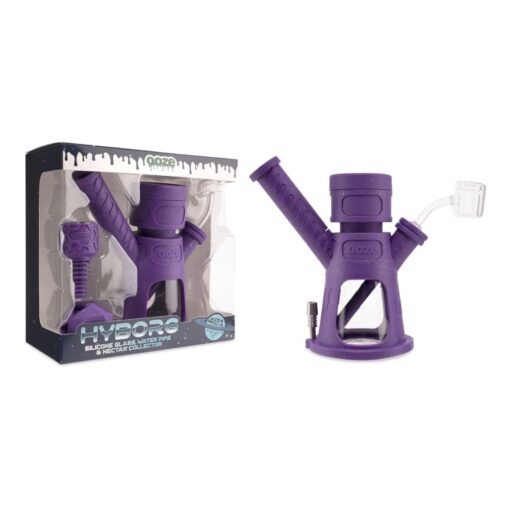 Shop Hyborg Silicone Glass 4-in-1 Hybrid Water Pipe and Nectar Collector in australian