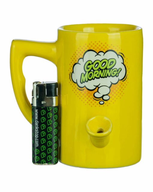 Shop Large "Good Morning" Pipe Mug in australian