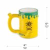 Shop Ceramic Toxic Waste Barrel Mug Pipe in australian