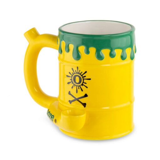 Shop Ceramic Toxic Waste Barrel Mug Pipe in australian