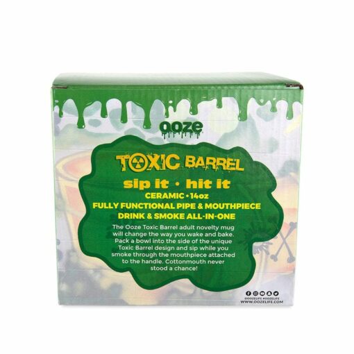 Shop Ceramic Toxic Waste Barrel Mug Pipe in australian