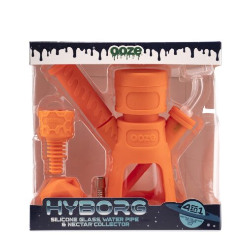 Shop Hyborg Silicone Glass 4-in-1 Hybrid Water Pipe and Nectar Collector in australian