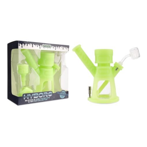 Shop Hyborg Silicone Glass 4-in-1 Hybrid Water Pipe and Nectar Collector in australian