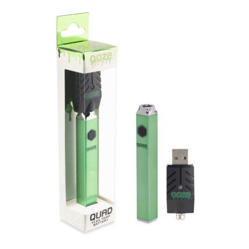 Shop Quad 510 Thread 500mAh Square Vape Pen Battery in australian