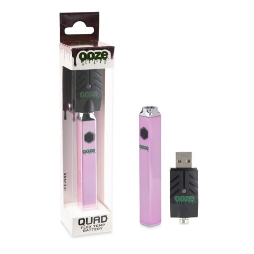 Shop Quad 510 Thread 500mAh Square Vape Pen Battery in australian