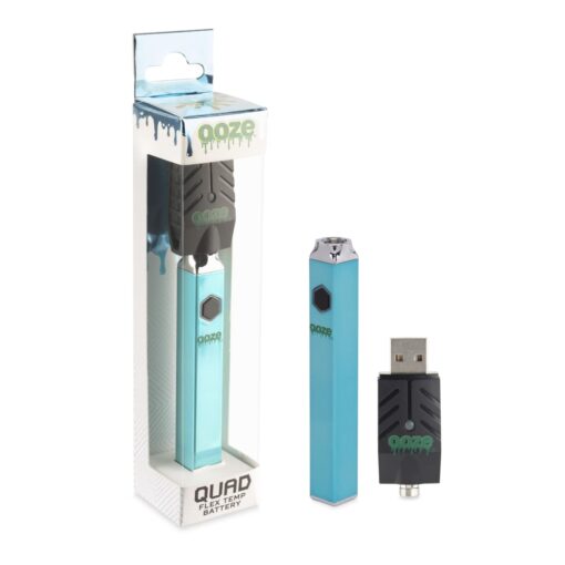 Shop Quad 510 Thread 500mAh Square Vape Pen Battery in australian