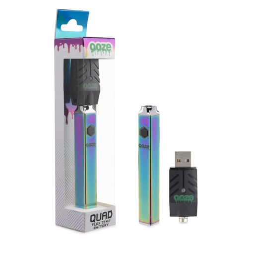 Shop Quad 510 Thread 500mAh Square Vape Pen Battery in australian