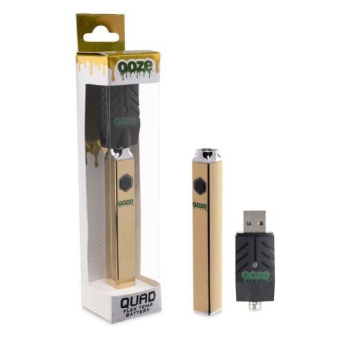 Shop Quad 510 Thread 500mAh Square Vape Pen Battery in australian