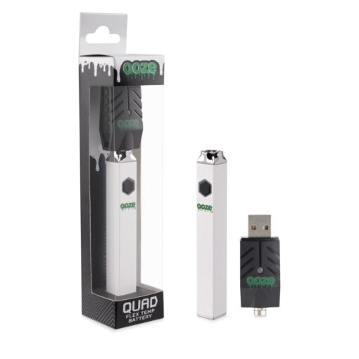 Shop Quad 510 Thread 500mAh Square Vape Pen Battery in australian