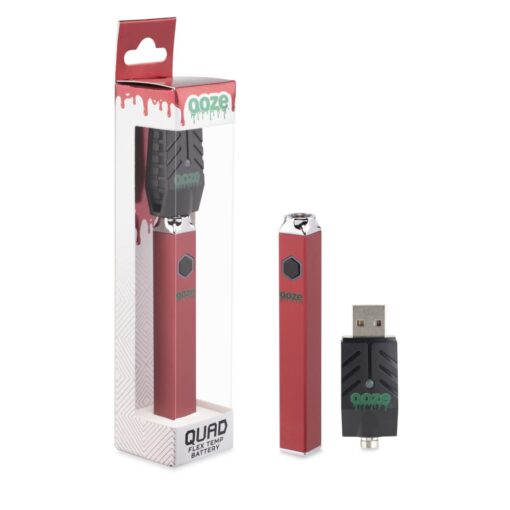 Shop Quad 510 Thread 500mAh Square Vape Pen Battery in australian
