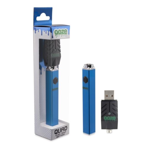 Shop Quad 510 Thread 500mAh Square Vape Pen Battery in australian