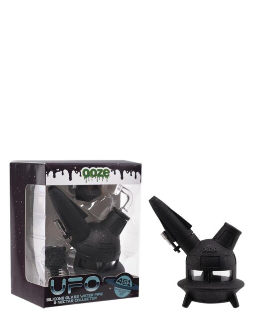 Shop Ooze UFO 4-in-1 Silicone Bong - Dab Rig, Nectar Straw & Vape Converter in australian