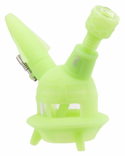 Shop Ooze UFO 4-in-1 Silicone Bong - Dab Rig, Nectar Straw & Vape Converter in australian
