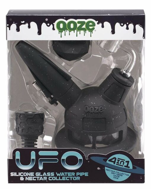 Shop Ooze UFO 4-in-1 Silicone Bong - Dab Rig, Nectar Straw & Vape Converter in australian