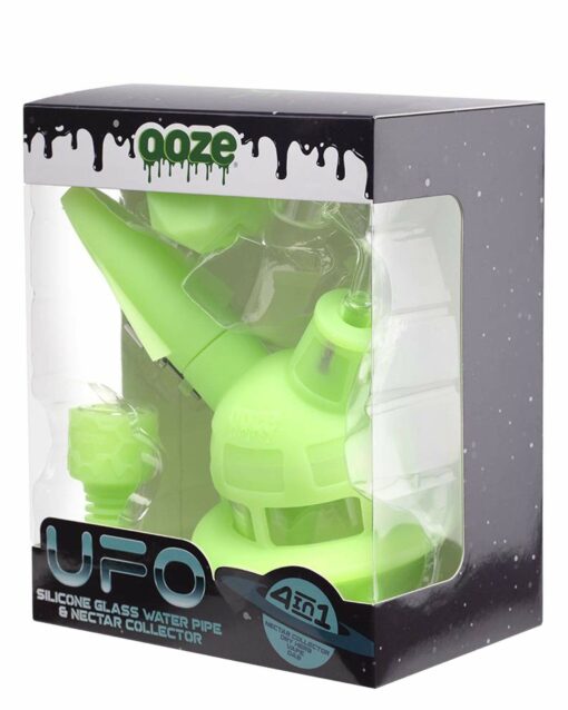 Shop Ooze UFO 4-in-1 Silicone Bong - Dab Rig, Nectar Straw & Vape Converter in australian