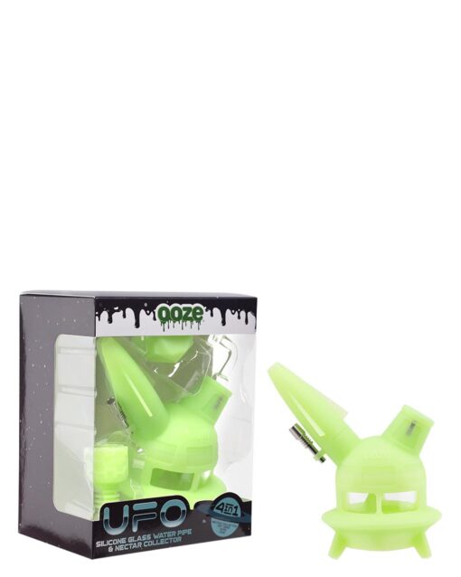 Shop Ooze UFO 4-in-1 Silicone Bong - Dab Rig, Nectar Straw & Vape Converter in australian