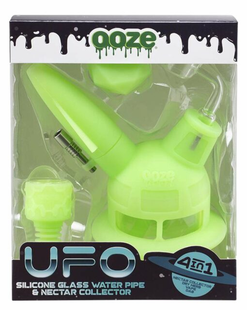 Shop Ooze UFO 4-in-1 Silicone Bong - Dab Rig, Nectar Straw & Vape Converter in australian