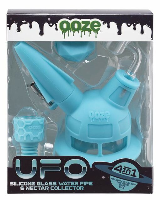 Shop Ooze UFO 4-in-1 Silicone Bong - Dab Rig, Nectar Straw & Vape Converter in australian