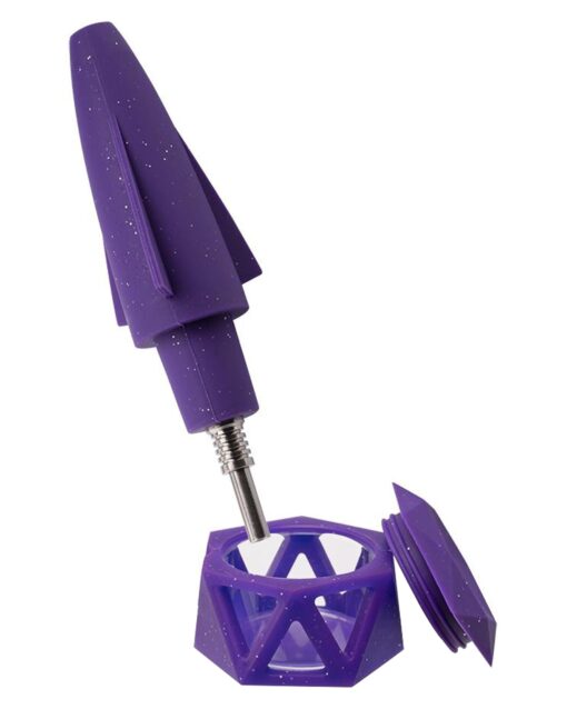Shop Ooze UFO 4-in-1 Silicone Bong - Dab Rig, Nectar Straw & Vape Converter in australian