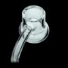 Shop AFM Glass 3mm X 25mm Blow Quartz Banger in australian