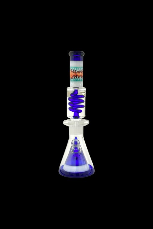Shop MAV Glass Reversal Wig Wag Slitted Pyramid Beaker Freezable Coil System in australian
