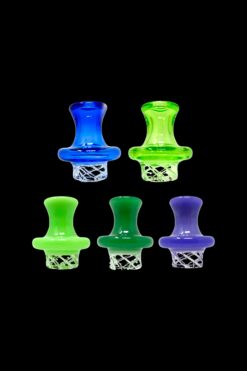 Shop AFM Glass Color Turbo Spinner Glass Carb Cap + 2 Pearls in australian