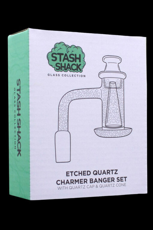 Shop The Stash Shack Etched Quartz Charmer Banger Set in australian