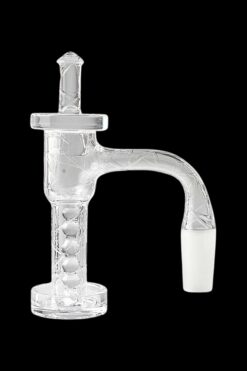 Shop The Stash Shack Etched Pattern Full Weld Terp Slurper Set in australian
