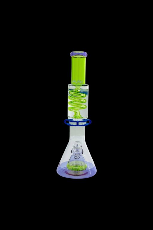 Shop MAV Glass Slitted Pyramid Beaker Freezable Coil System in australian