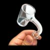 Shop AFM Glass 2mm X 25mm Full Weld Thick Bottom Quartz Banger Nail in australian