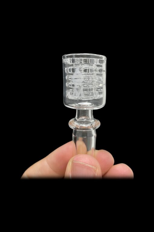 Shop AFM Glass 25mm Wide Diamond Quartz Banger in australian