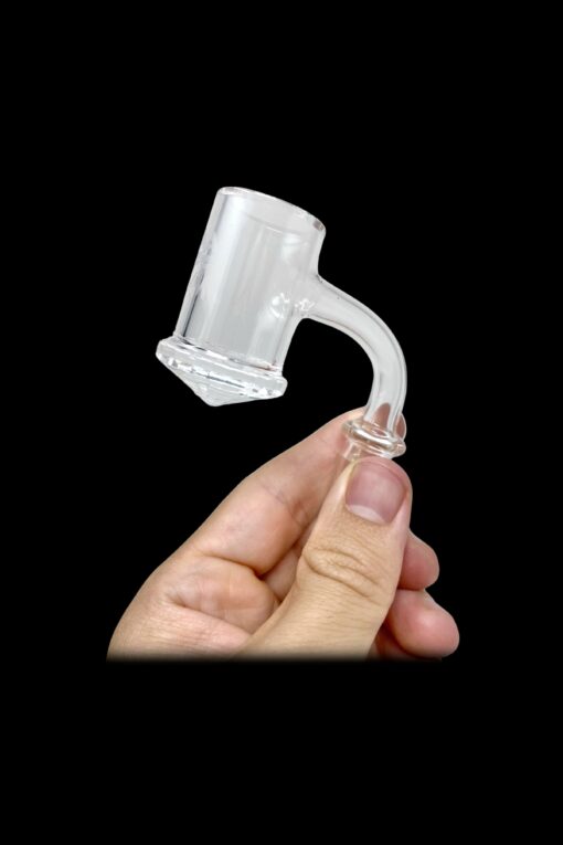 Shop AFM Glass 3mm x 25mm Full Weld Diamond Bottom Quartz Banger in australian
