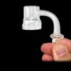 Shop AFM Glass 3mm X 25mm Wide Thick Bottom Quartz Banger in australian