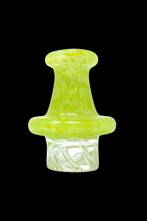 Shop AFM Glass Color Dot Turbo Glass Spinner Carb Cap + 2 Pearls in australian