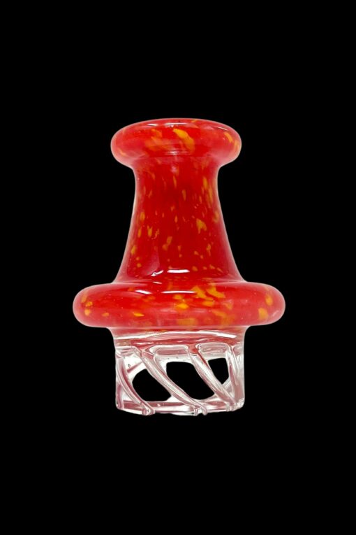 Shop AFM Glass Color Dot Turbo Glass Spinner Carb Cap + 2 Pearls in australian
