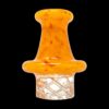 Shop AFM Glass Color Dot Turbo Glass Spinner Carb Cap + 2 Pearls in australian