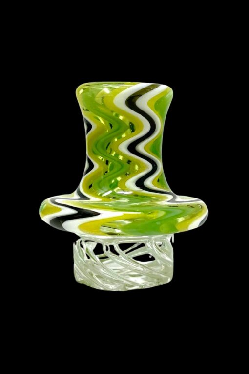 Shop AFM Glass Turbo Reversal Glass Spinner Carb Cap + 2 Pearls in australian