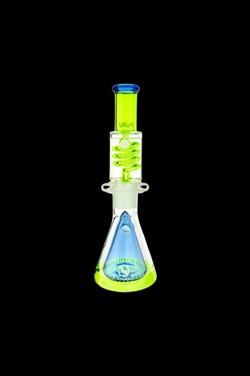 Shop MAV Glass Oversized Slitted Pyramid Beaker Freezable Coil System in australian