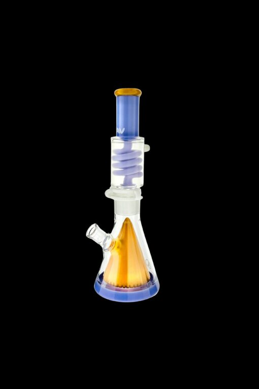 Shop MAV Glass Oversized Slitted Pyramid Beaker Freezable Coil System in australian