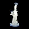 Shop MAV Glass Beam Puck Perc Bent Neck Water Pipe in australian