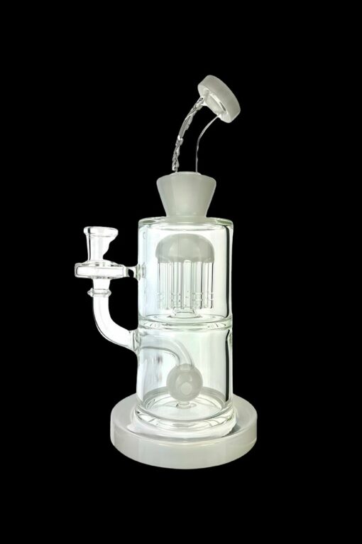 Shop AFM Glass Astor Double Perc Water Pipe in australian
