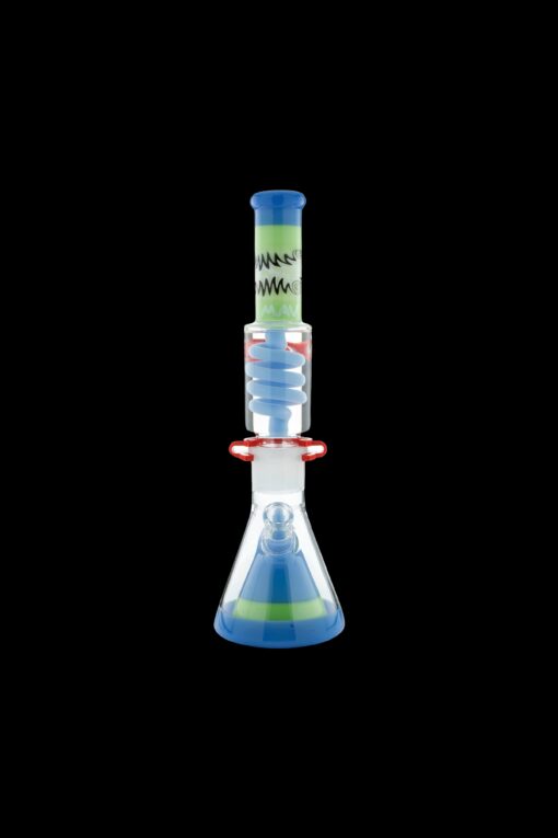 Shop MAV Glass Reversal Wig Wag Slitted Pyramid Beaker Freezable Coil System in australian
