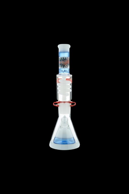 Shop MAV Glass Reversal Wig Wag Slitted Pyramid Beaker Freezable Coil System in australian