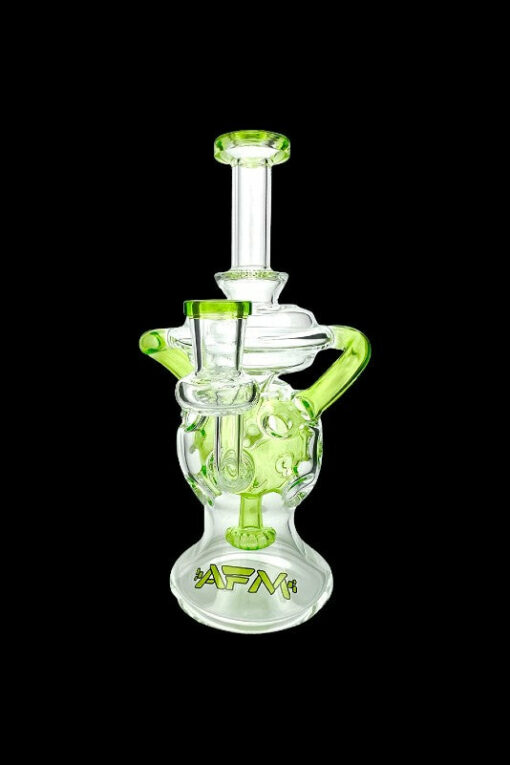 Shop AFM Glass Swiss Color Glass Recycler Water Pipe in australian