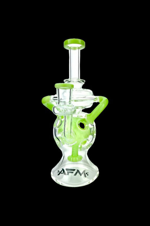 Shop AFM Glass Swiss Color Glass Recycler Water Pipe in australian
